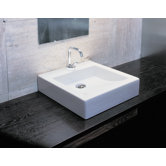 Domino Vessel Sink in White