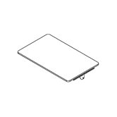 PAS-100 Smoked Acrylic Shelf of PPC 2000 Cart