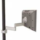 Dual Swing Arm Pole LCD Mount