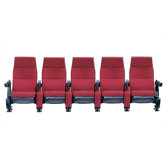 Regal Row of Five Rocker Home Theater Chairs