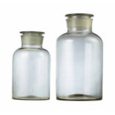 16" Vintage Chinese Apothecary Jar (Set of 2)
