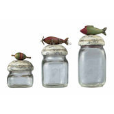 Fly Fishing Lure Storage Jar (Set of 3)
