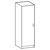 Solid HPL Door Music Storage: 1 Compartment