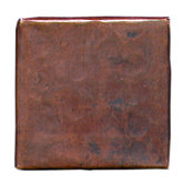 Plain Hammered 2" x 2" Copper Border Tile