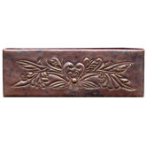 Bouquet 2" x 6" Copper Border Tile