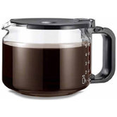 Universal 10 Cup Eurostyle Glass Replacement Carafe in Black