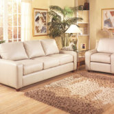 Pacific Heights 3 Seat Leather Sofa Set