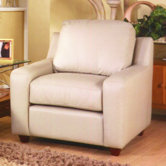 Pacific Heights Leather Club Recliner