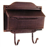 Contemporary Horizontal Wall Mounted Mailbox
