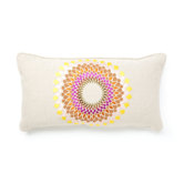 Carnaby Street Linen Fleur De Sun Accent Pillow