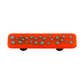 Reactive Cabinet Pull in Clear Opal Orange