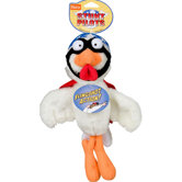 Chicken Design Sling Shot Plush Dog Toy