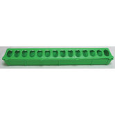 Flip Top Poultry Feeder in Plastic