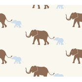 Tusk Temporary Wallpaper in Morning Blue