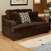 Valenciaga Leather Loveseat