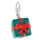 Sterling Silver Gift Box Charm