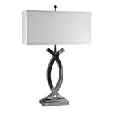 Pisces Table Lamp in Polished Nickel