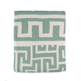 Key Pattern Cotton Throw