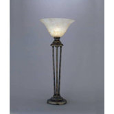 Table Lamp with 14" Italian Marble Glass Shade
