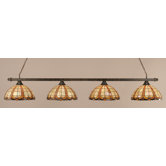 Any 4 Light Square Kitchen Island Pendant