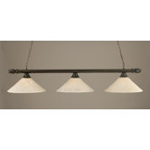 3 Light Round Kitchen Island Pendant