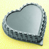 Kaisercast 11" Heart Shaped Flan Pan