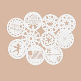 Ten Piece Cake Stencil Set
