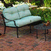 Leon Deep Love Seat with Cushions
