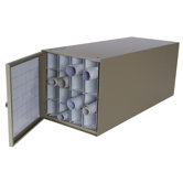 Stackable Steel Roll File with 16 Compartments for Blueprints