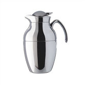 Novo 1.3-Liter Chrome Plated Metal Carafe with Plastic Trim