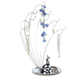 Peacock Metal Jewelry Stand