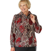 Women's Convertible Collar Blouse