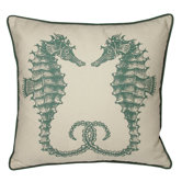 Seahorses South Pacific Decorative Pillow