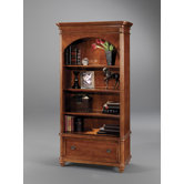 Antigua 78" H Bookcase with Drawer