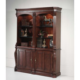 Balmoor 76" H Double Bookcase with Cabinets