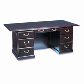 Governor's Series Double Pedestal Desk, 72" Wide