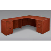 Fairplex Corner Bow Front L Desk