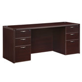 Fairplex Executive Kneehole Credenza with 6 Drawers