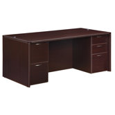 Fairplex 71" Executive Desk with 5 Drawers