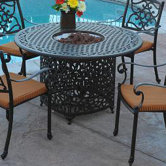 Kingston Dining Table with Firepit