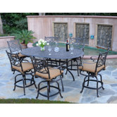 Kingston 7 Piece Counter Height Dining Set