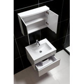 Wall-Mounted Modern Bathroom Vanity Set