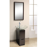 Modern Glass 10" Slim Line Vanity