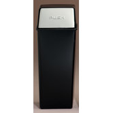 21 Gallon Metal Series Monarch Push Top Trash Can