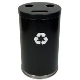 18" W Recycling Unit with Three Openings