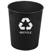 26 Quart Medium Round Recycling Wastebasket