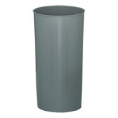 Three Pack of Metal Series Tall 20 Gallon Round Waste Baskets