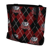NCAA Plaid Tote Bag