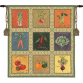 Vintage Veggies Tapestry