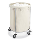 Round Commercial Laundry Hamper